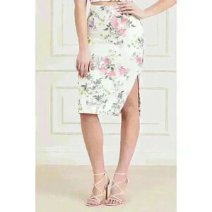 NEW! Guess Marciano Women's XS Leonara All Over Print Midi Skirt NWT $150